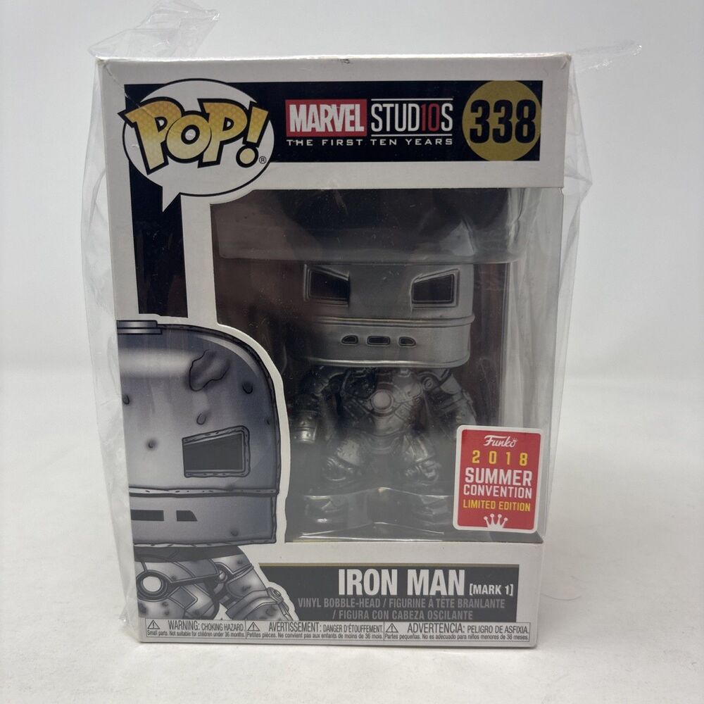 Funko Pop! #338 Marvel Iron Man Mark 1 2018 Summer Convention Exclusive NIB